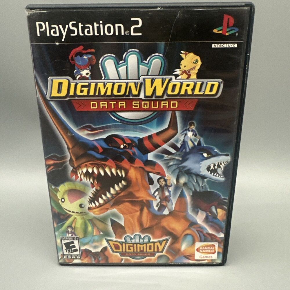 Digimon World Data Squad (Sony PlayStation 2, 2007) CIB Authentic Complete